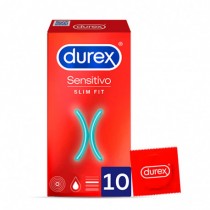 DUREX SENSITIVO SLIM FIT 10...